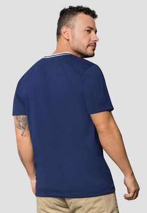 Camiseta Hombre Azul Profundo Mp 110975