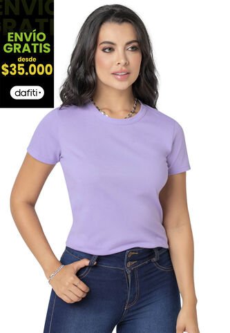 Camiseta Mujer Lila Mp 82961 MP