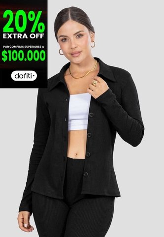 Camisa Mujer Negro Mp 113984 MP