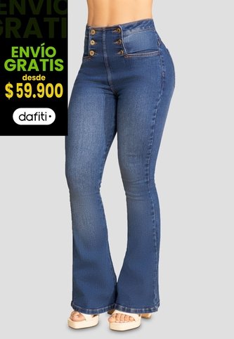 Jean Mujer Azul Medio Mp 107890 MP