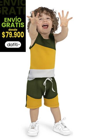 Conjunto Infantil Multicolor Mp 83242 MP
