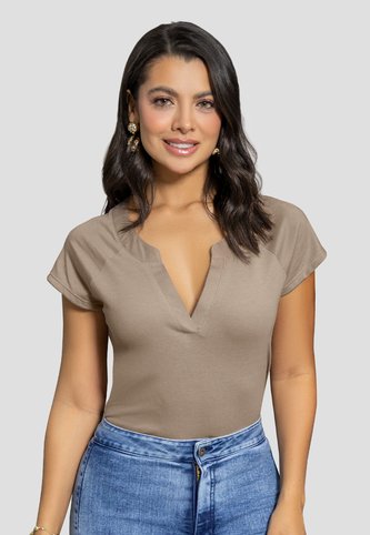 Blusa Mujer Café Pardo Mp 104190 MP