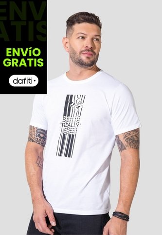 Camiseta Hombre Blanco Mp 2113 MP