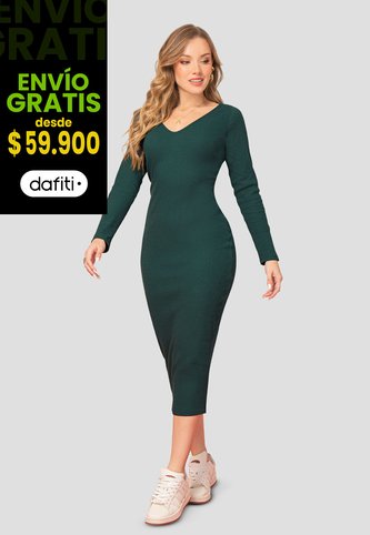 Vestido Mujer Verde Pino Mp 106977 MP