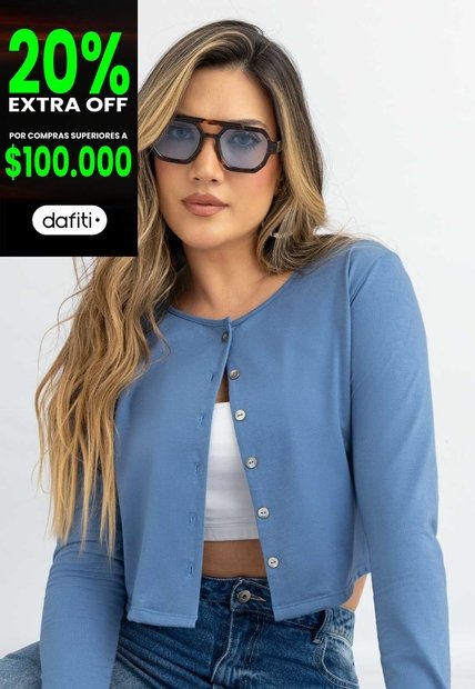 Camibuzo Mujer Azul Indigo Mp 114987