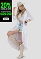 Kimono Mujer Blanco Mp 114993 de MP