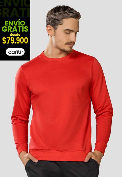 Buzo Hombre Rojo Mp 86579