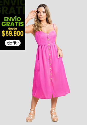 Vestido Mujer Fucsia Mp 105623 MP