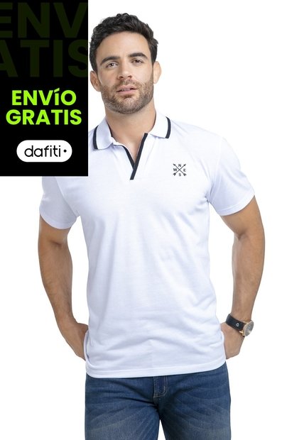 Polo Hombre Blanco Mp 87630