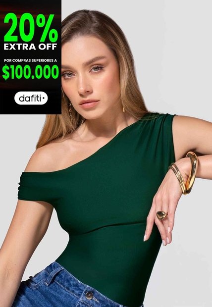Blusa Mujer Verde Pino Mp 114985