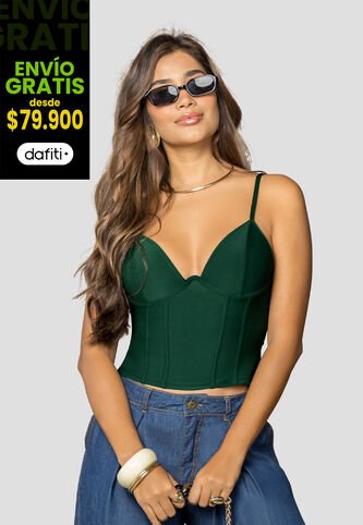 Blusa Mujer Verde Pino Mp 113933 MP