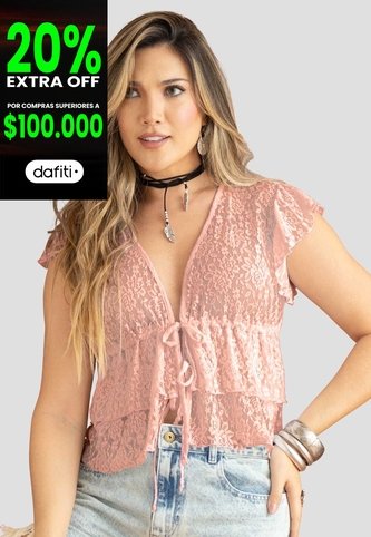 Blusa Mujer Rosa Polvo Mp 114990 MP