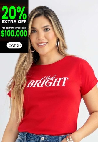 Camiseta Mujer Rojo Mp 114650 MP