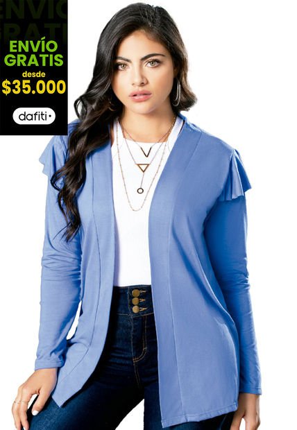 Cardigan Adulto Mora Azul Mp 88820