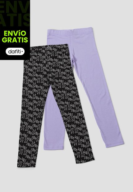 Legging Paq X2 Infantil Femenino Multicolor Mp 105104