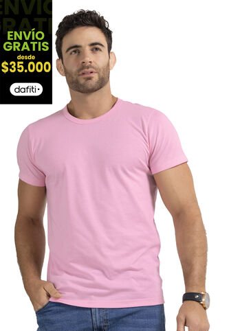 Camiseta Hombre Rosado Mp 34556 MP