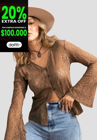 Blusa Mujer Chocolate Mp 114989 MP