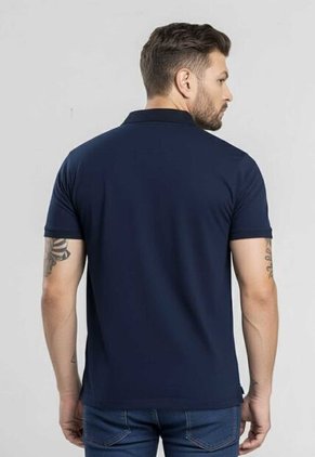 Polo Masculino Azul Navy Mp 1875