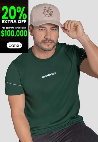 Camiseta Hombre Verde Pino Mp 114768 MP