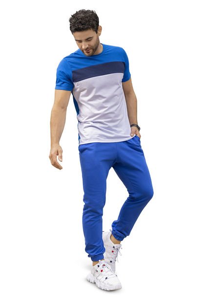 Jogger Hombre Azul Rey Mp 3350