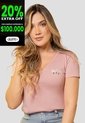 Camiseta Mujer Rosa Polvo Mp 114661 de MP