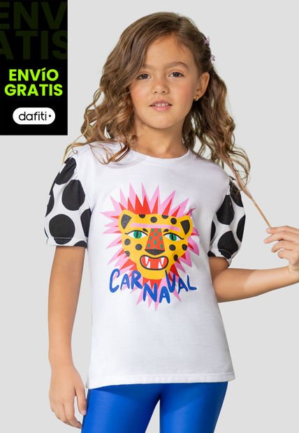 Camiseta Paq X2 Infantil Femenino Multicolor Mp 110591
