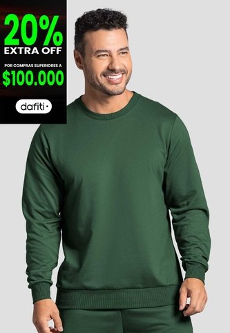 Buzo Hombre Verde Pino Mp 86579 MP