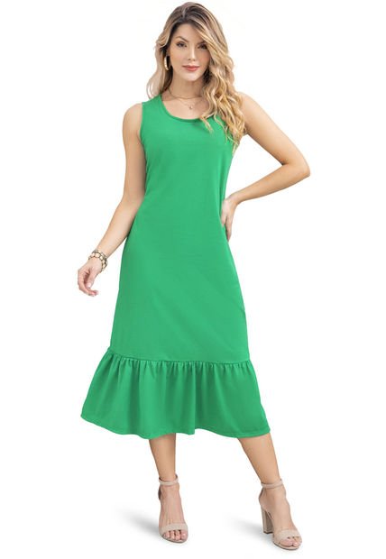 Vestido Largo Mujer Verde Antioquia Mp 3766