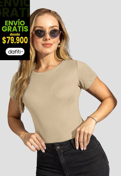 Camiseta Mujer Latte Mp 113376