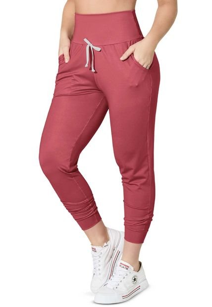 Pantalón Sudadera Mujer Rosado Mp 77393