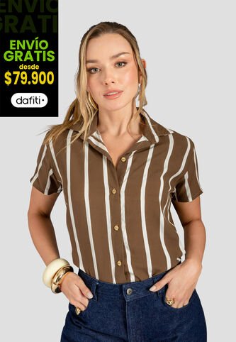 Camisa Mujer Estampado Mp 113209 MP