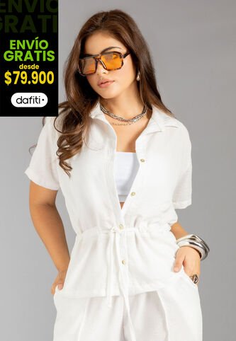 Camisa Mujer Marfil Mp 113323 MP