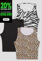 Blusa Paq X3 Mujer Multicolor Mp 102944 de MP