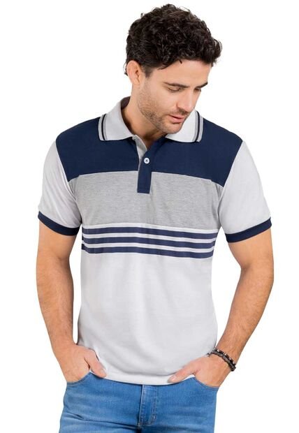 Polo Hombre Gris Mp 40430