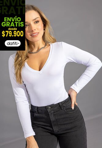 Camibuzo Mujer Blanco Mp 113375 MP