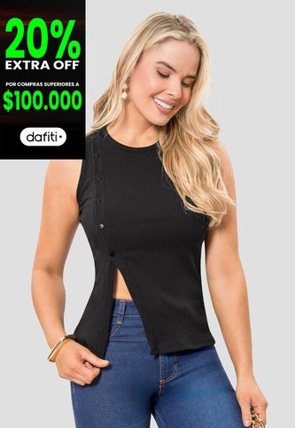 Blusa Mujer Negro Mp 114173 MP