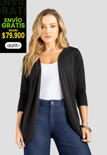Cardigan Mujer Negro Mp 105844