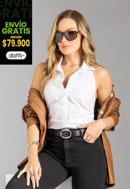 Blusa Mujer Blanco Mp 113068