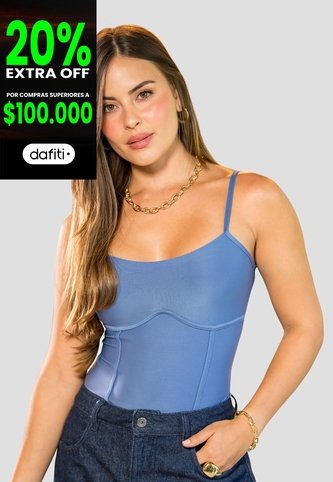 Blusa Mujer Azul Indigo Mp 114016 MP