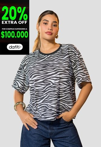 Camiseta Mujer Estampado Mp 114169 MP