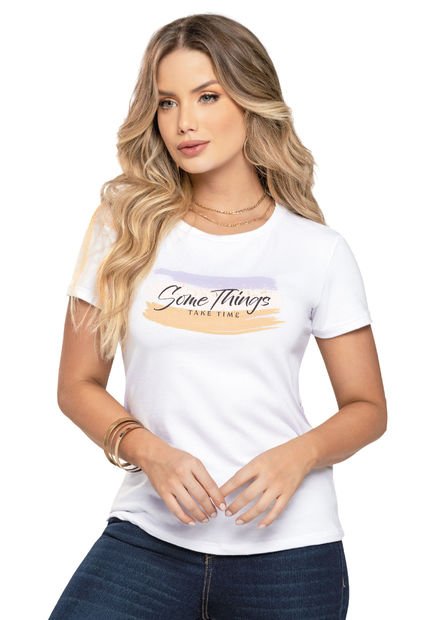 Camiseta Mujer Blanco Mp 4743