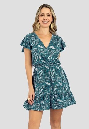 Vestido Corto Mujer Estampado Mp 111780