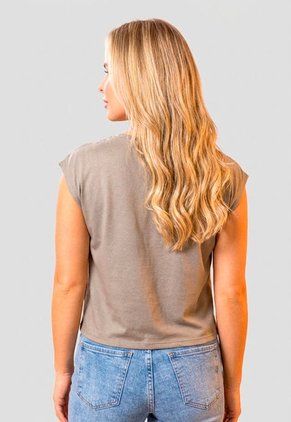 Camiseta Mujer Café Pardo Mp 114170