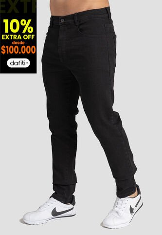 Jean Hombre Negro Mp 103251 MP