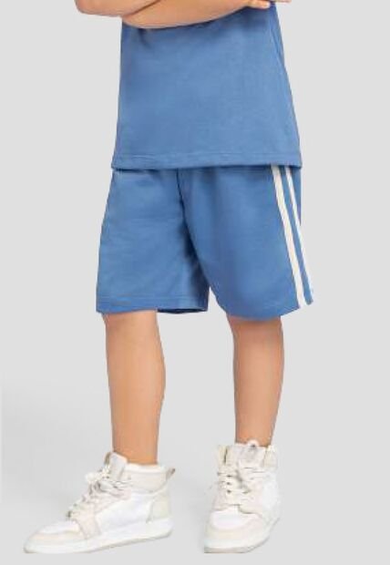 Bermuda Infantil Niños Azul Indigo Mp 111118