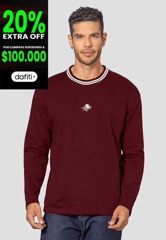 Buzo Hombre Merlot Mp 114358 MP