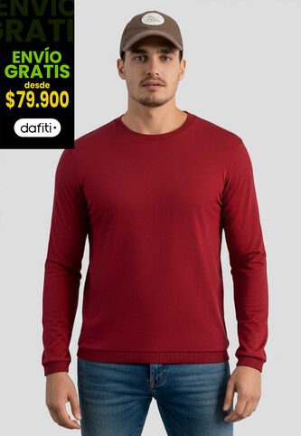 Camibuzo Hombre Merlot Mp 113059 MP