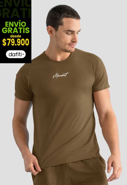 Camiseta Hombre Chocolate Mp 100495