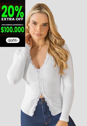 Camibuzo Mujer Blanco Mp 114382 MP
