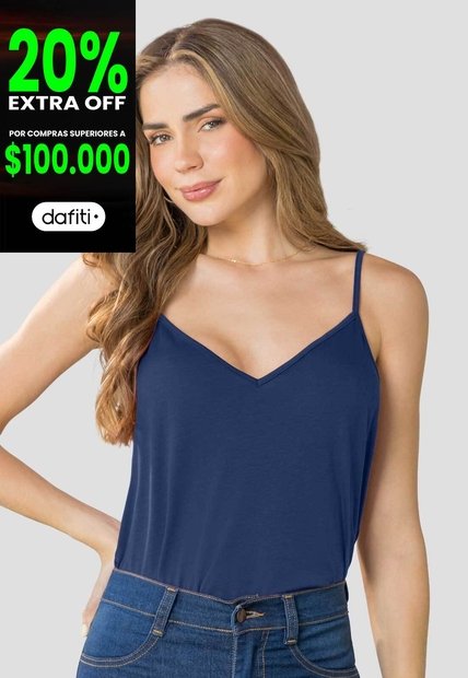 Blusa Mujer Azul Profundo Mp 114384